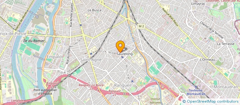localisation de l'entreprise MADAME PYRENE ANGELINETTI à TOULOUSE