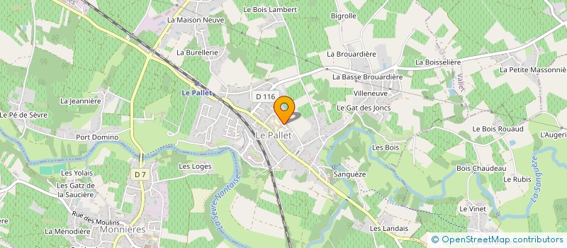 localisation de l'entreprise MADAME QAYS SANTANA ROCHA  LE PALLET