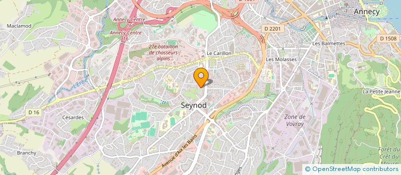 localisation de l'entreprise MADAME QEVSERE MEHMETI à ANNECY