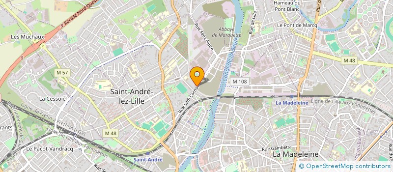 localisation de l'entreprise MADAME QIAN GUO  SAINT-ANDRE-LEZ-LILLE