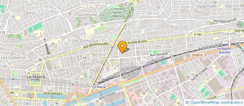 localisation de l'entreprise MADAME QIAN HUANG à LE HAVRE