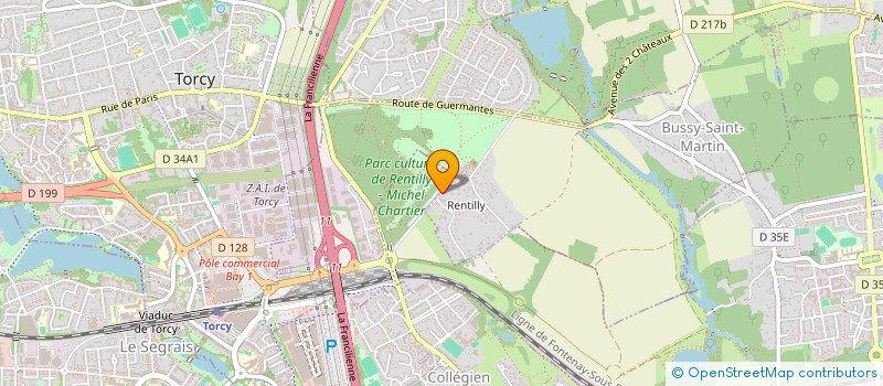 localisation de l'entreprise MADAME QIAN SUN  BUSSY-SAINT-MARTIN