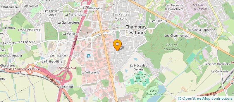 localisation de l'entreprise MADAME QIHONG SHEN  CHAMBRAY-LES-TOURS