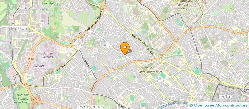 localisation de l'entreprise MADAME QIN LOU à MONTPELLIER