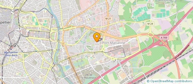localisation de l'entreprise MADAME QIN ZHANG à MONTPELLIER