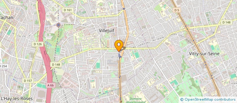 localisation de l'entreprise MADAME QINGYING LI  VILLEJUIF