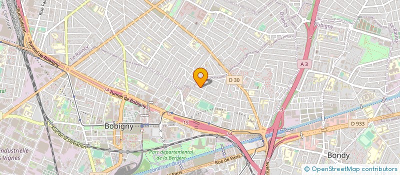 localisation de l'entreprise MADAME QINGYUN ZHANG à BOBIGNY