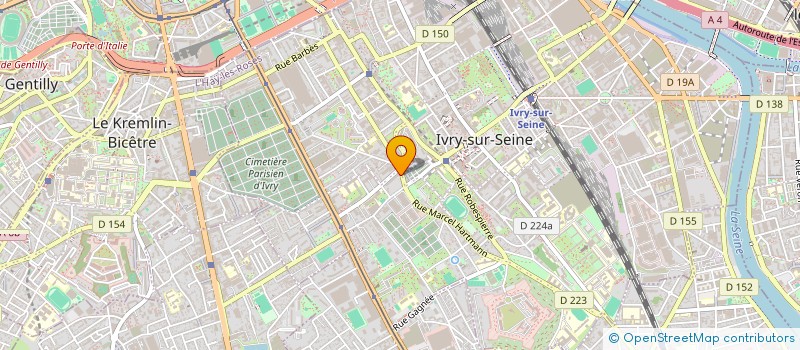 localisation de l'entreprise MADAME QIUFANG ZHAN  IVRY-SUR-SEINE