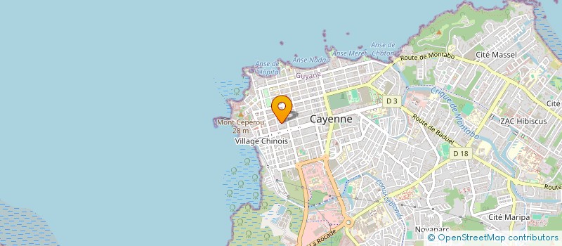 localisation de l'entreprise MADAME QIULI YE  CAYENNE
