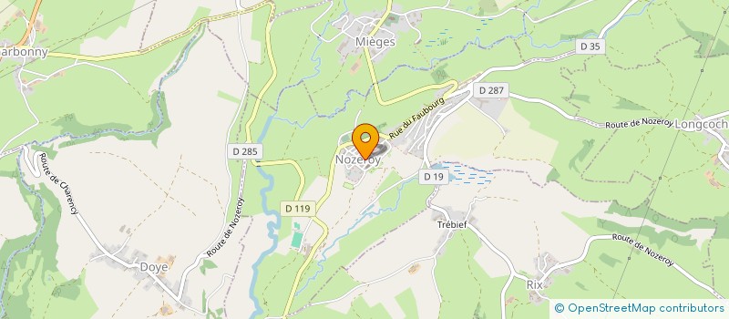 localisation de l'entreprise MADAME QIYAO ZHAO  CHAMPAGNOLE