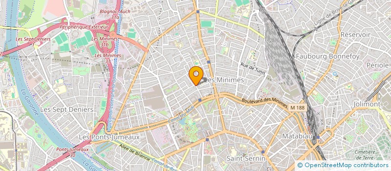 localisation de l'entreprise MADAME QUENTIN DECOTTEGNIE à TOULOUSE