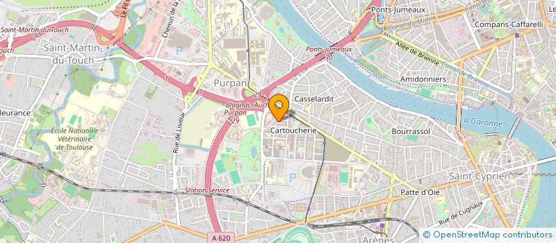 localisation de l'entreprise MADAME QUENTIN FLOERS à TOULOUSE