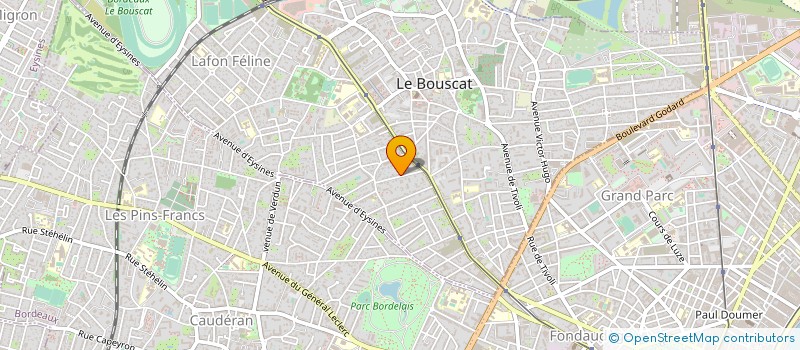 localisation de l'entreprise MADAME QUITERIE DALLEAS à LE BOUSCAT