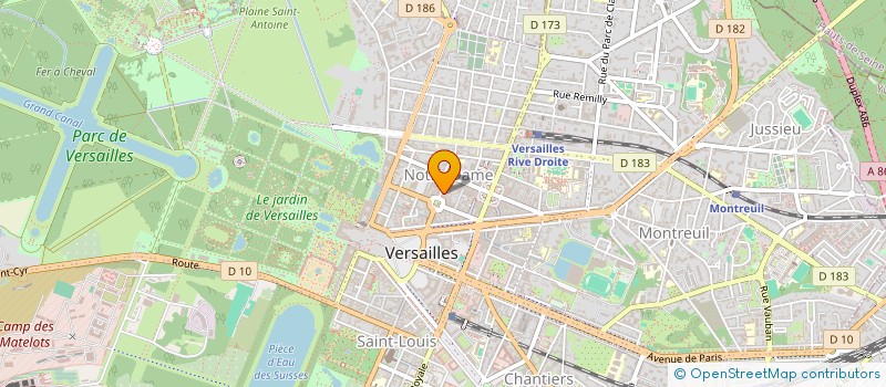 localisation de l'entreprise MADAME QUITERIE DE VISMES à VERSAILLES