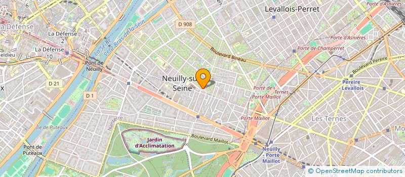 localisation de l'entreprise MADAME QUITERIE LE JOSNE à NEUILLY-SUR-SEINE