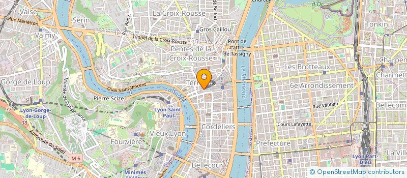 localisation de l'entreprise MADAME QUITTERIE D EVERLANGE DE BELLEVUE  LYON