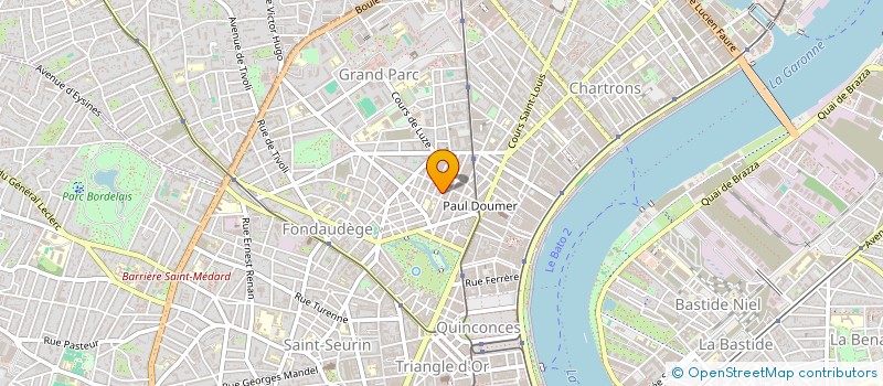 localisation de l'entreprise MADAME QUITTERIE DE FERMOR  BORDEAUX