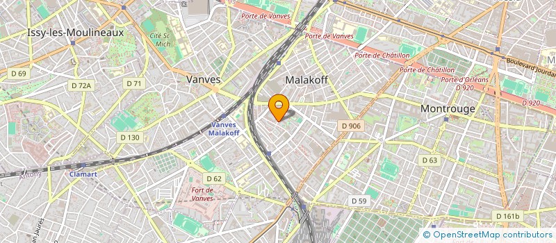 localisation de l'entreprise MADAME QUITTERIE DE FONT REAULX à MALAKOFF
