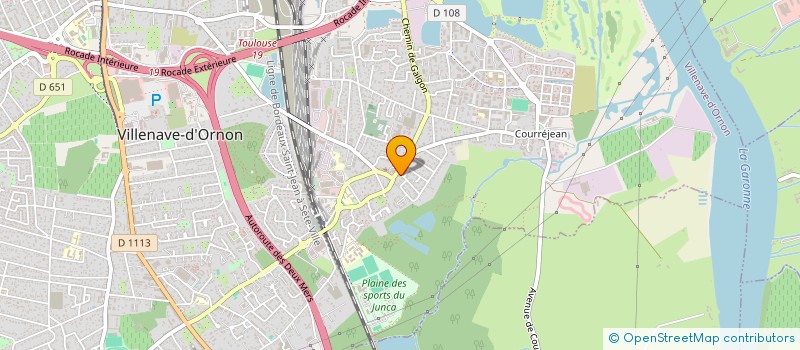 localisation de l'entreprise MADAME QUITTERIE DE LA NOE  VILLENAVE-D'ORNON