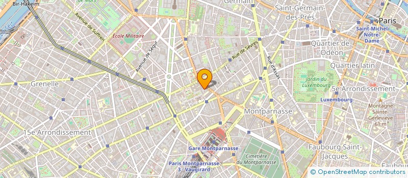 localisation de l'entreprise MADAME QUITTERIE DESGREES DU LOU  PARIS