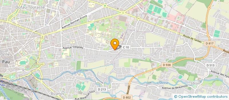 localisation de l'entreprise MADAME QUITTERIE DUBEDOUT à PAU