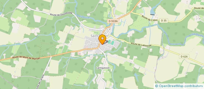 localisation de l'entreprise MADAME QUITTERIE DUPOUY  SAINT-JUSTIN