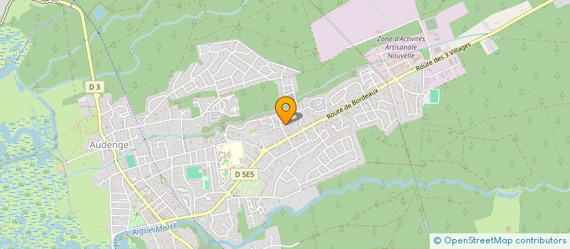 localisation de l'entreprise MADAME QUITTERIE GENESTINE  AUDENGE