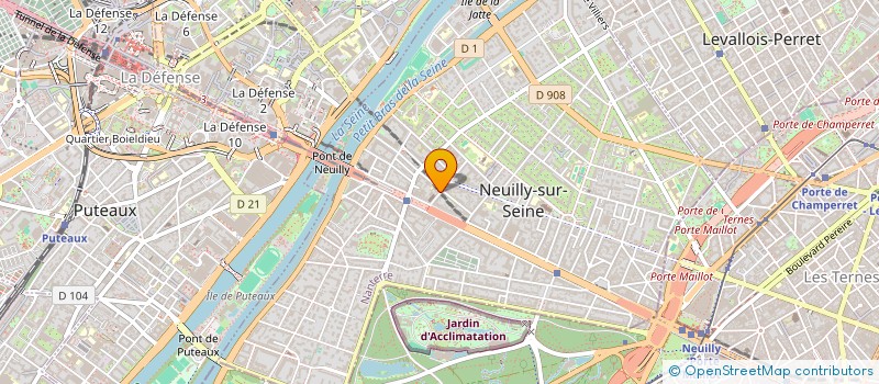 localisation de l'entreprise MADAME QUITTERIE LACOMBE à NEUILLY-SUR-SEINE