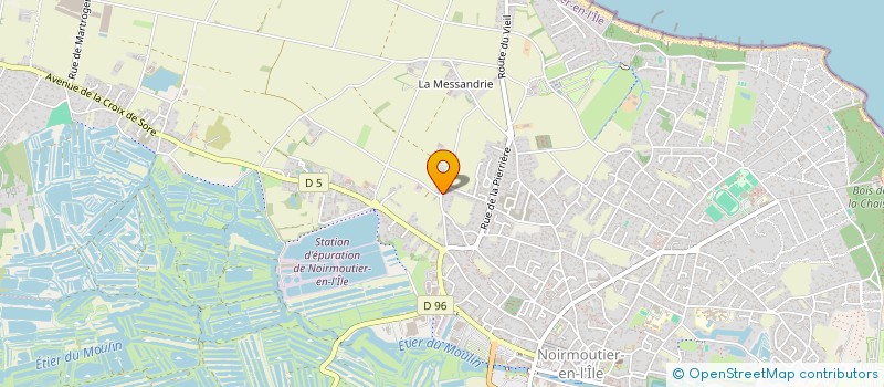 localisation de l'entreprise MADAME QUITTERIE NOUVEL à NOIRMOUTIER-EN-L'ILE