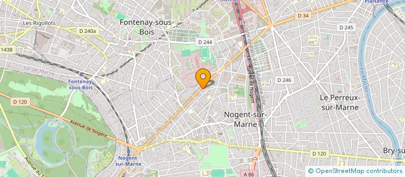 localisation de l'entreprise MADAME QUIZA SAYAN à NOGENT-SUR-MARNE