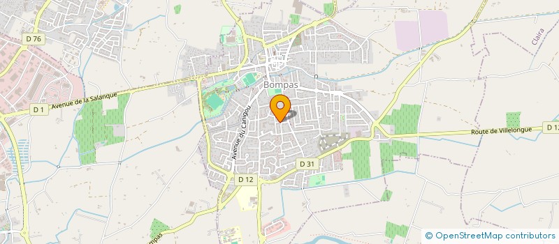 localisation de l'entreprise MADAME QUYNH HOA DANG  BOMPAS