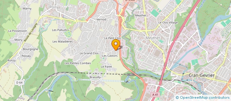 localisation de l'entreprise MADAME QUYNH LAM  POISY