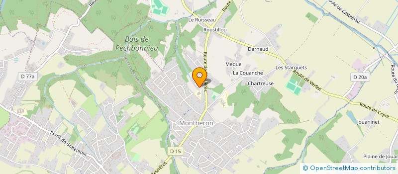 localisation de l'entreprise MADAME QUYNH LE TRAN  MONTBERON