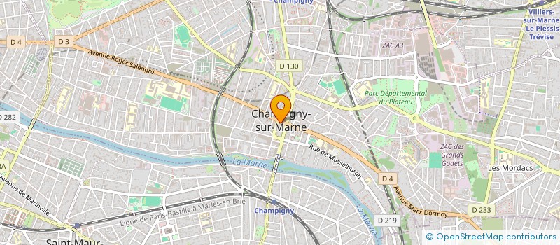 localisation de l'entreprise MADAME QUYNH TRANG DUONG  CHAMPIGNY-SUR-MARNE