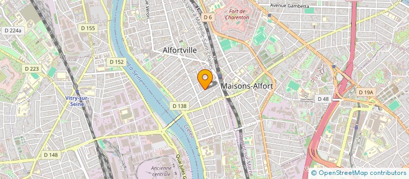 localisation de l'entreprise MADAME R BENNAHMIAS à ALFORTVILLE