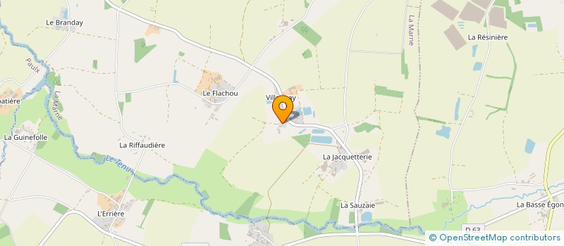 localisation de l'entreprise MADAME R BESTREL à LA MARNE