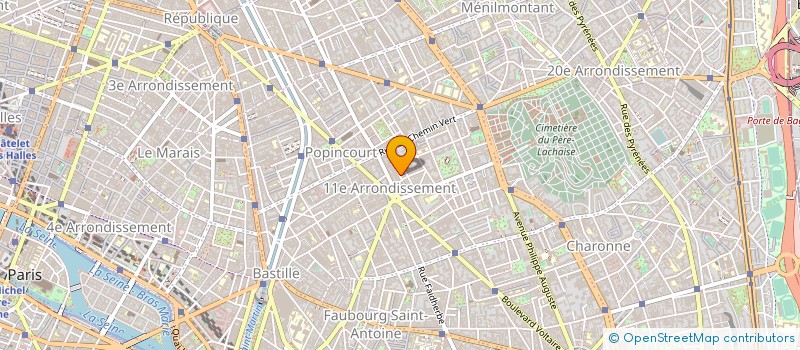 localisation de l'entreprise MADAME R DALI à PARIS