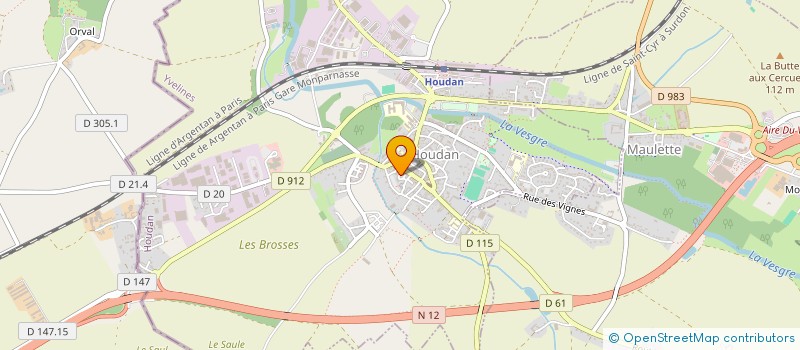 localisation de l'entreprise MADAME R SURAY à HOUDAN