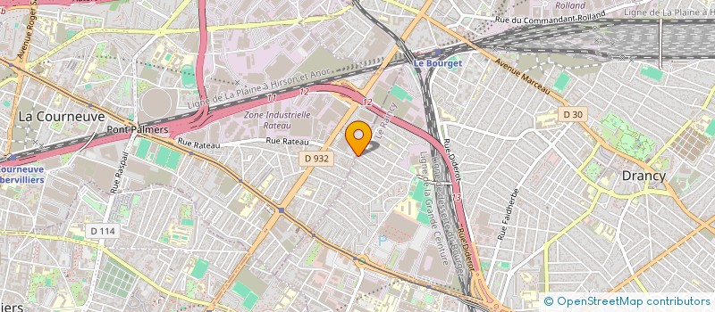 localisation de l'entreprise MADAME RABAB AMINE  DRANCY