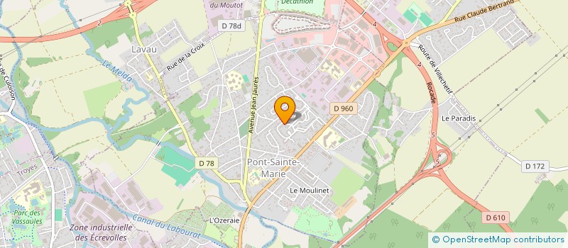 localisation de l'entreprise MADAME RABAB BELKOLLI  PONT-SAINTE-MARIE