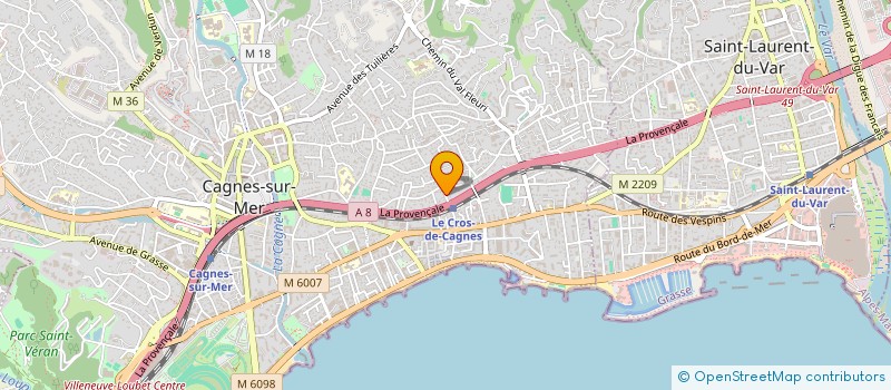 localisation de l'entreprise MADAME RABAB ECHAQORI à CAGNES-SUR-MER