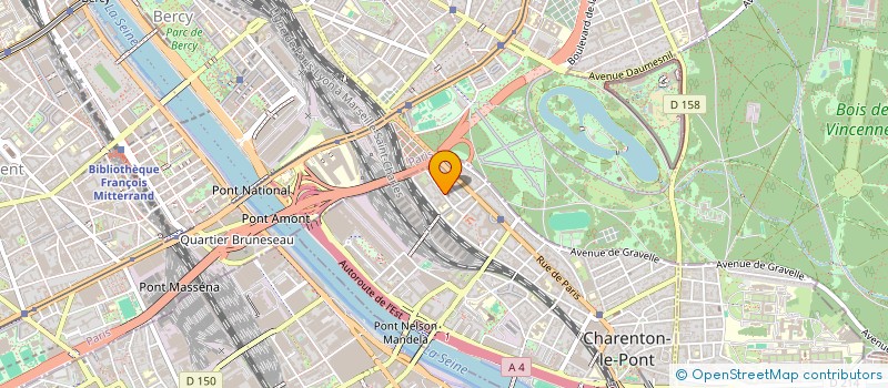 localisation de l'entreprise MADAME RABAH TAGUELOUL  CHARENTON-LE-PONT