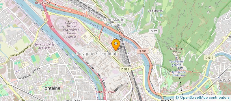 localisation de l'entreprise MADAME RABEB ALOUI à GRENOBLE