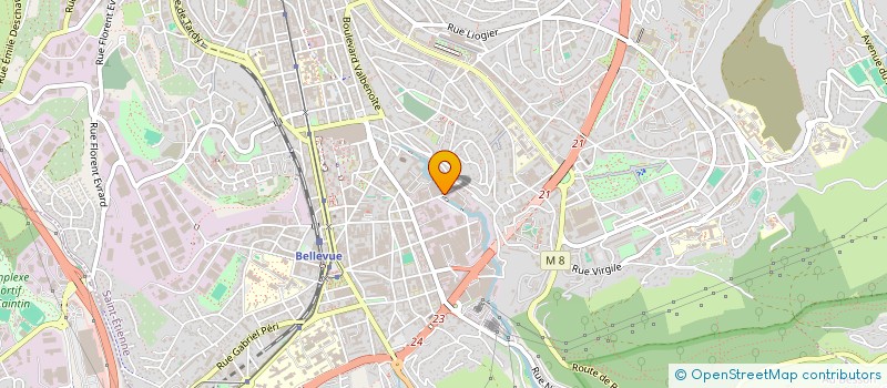 localisation de l'entreprise MADAME RABEB FRIAA  SAINT-ETIENNE