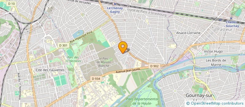 localisation de l'entreprise MADAME RABFA BENLAGHA à NEUILLY-SUR-MARNE