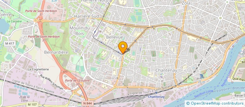 localisation de l'entreprise MADAME RABHA BOUGUERRA  NANTES