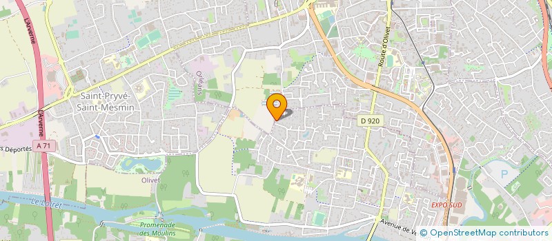 localisation de l'entreprise MADAME RABHA EL JAOUHARI à OLIVET