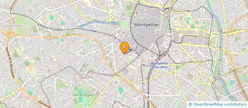 localisation de l'entreprise MADAME RABHA SAOUDI à MONTPELLIER