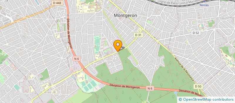 localisation de l'entreprise MADAME RABIA AZAKKOUR à MONTGERON