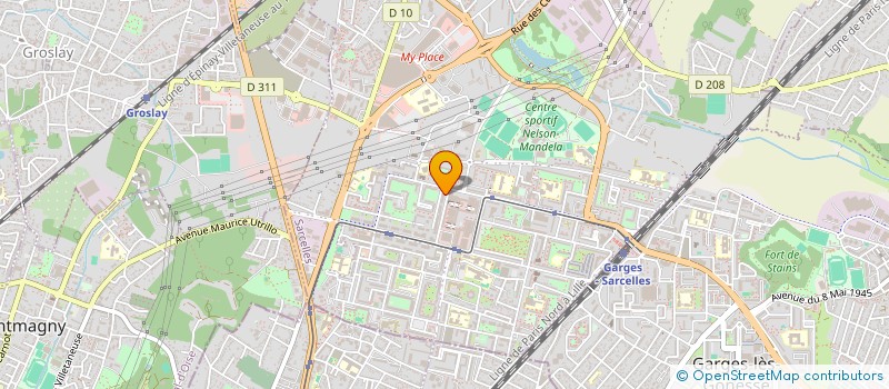 localisation de l'entreprise MADAME RABIA AZIM à SARCELLES